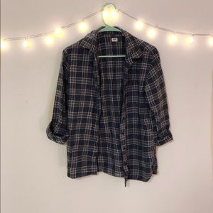 Uniqlo Flannel in Slate Blue Size S